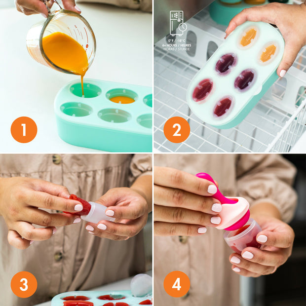 Pulp Popsicles + Freezer Tray