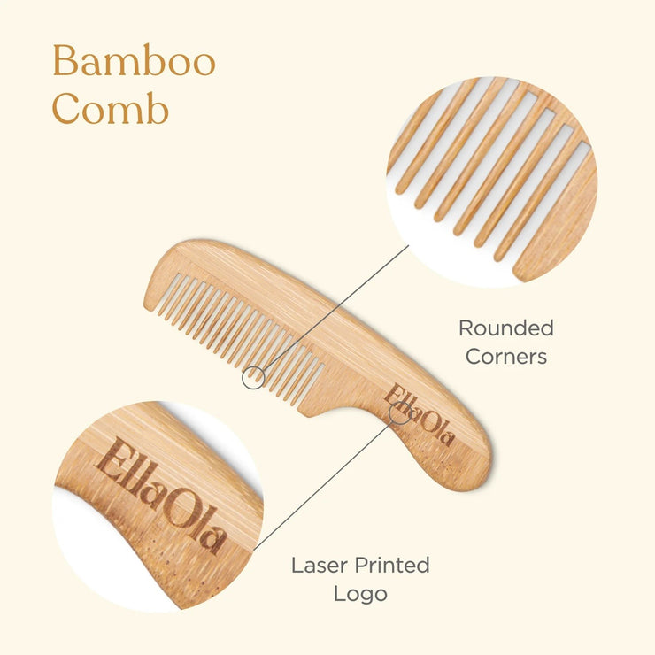 Bamboo Brush & Comb Set