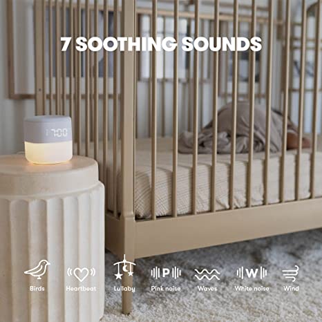 3-In-1 Sound Machine + When-to-Wake Clock + Nightlight