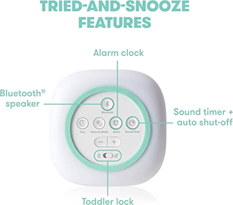 3-In-1 Sound Machine + When-to-Wake Clock + Nightlight