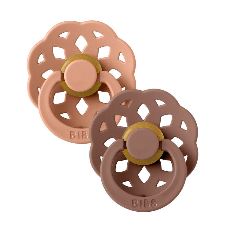 Boheme Pacifier - Round - Natural Rubber Latex (2-Pack)