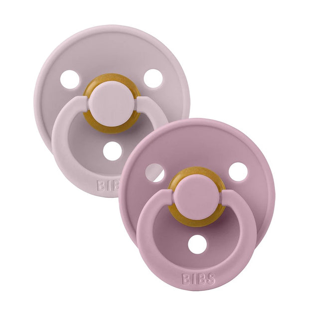 Colour Pacifier - Round - Natural Rubber Latex  (2-Pack)