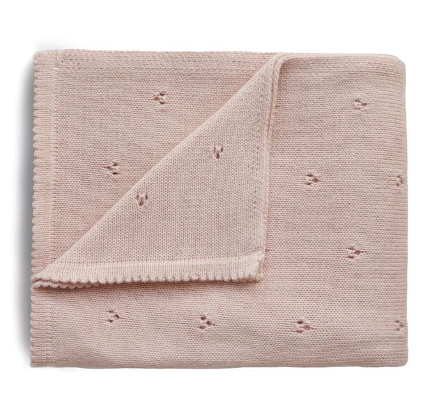 Pointelle Baby Blanket