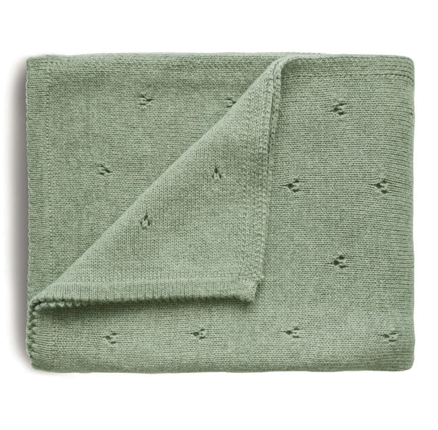 Pointelle Baby Blanket